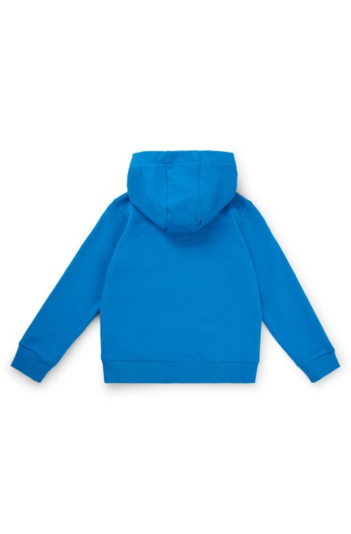 Hugo Boss-Kids' hoodie with stacked logo-boss hugo - Image 2