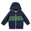 Hugo Boss-Kids’ zip-up hoodie with red logo label-boss outlet 4