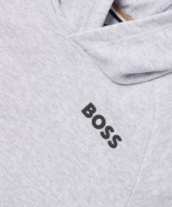 Hugo Boss-Kids’ short-sleeved hoodie with logo detail-hugo 2