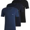 Hugo Boss-Three-pack of underwear T-shirts in cotton jersey-hugo boss store near me 4