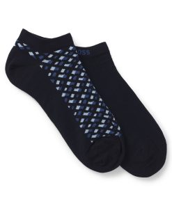 Hugo Boss Socks-Two-pack of ankle socks-hugo boss store near me