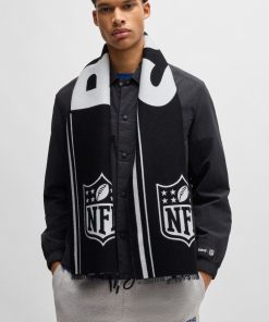 Hugo Boss Scarves-BOSS x NFL scarf with special jacquard branding-hugo boss outlet 2