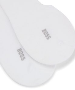 Hugo Boss Socks-Two-pack of invisible socks in a cotton blend-hugo 2