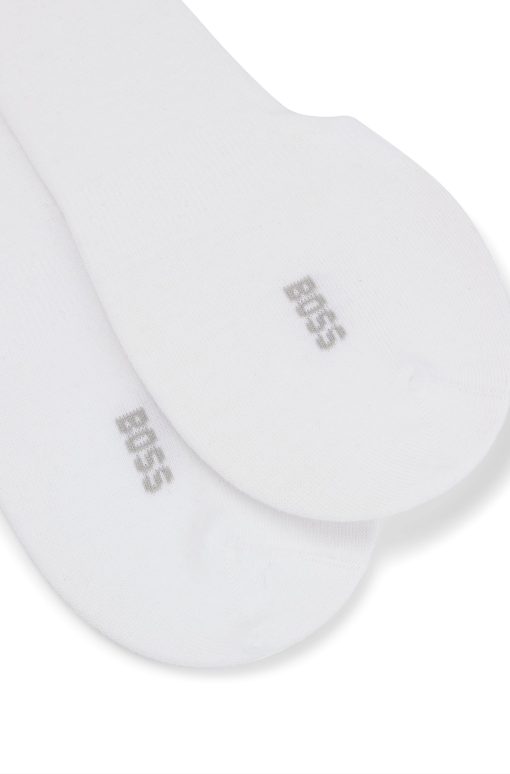 Hugo Boss Socks-Two-pack of invisible socks in a cotton blend-hugo - Image 2