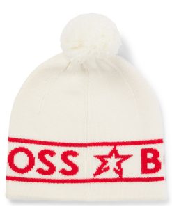 Hugo Boss-BOSS x Perfect Moment wool beanie hat with logo intarsia-hugo by hugo boss 2