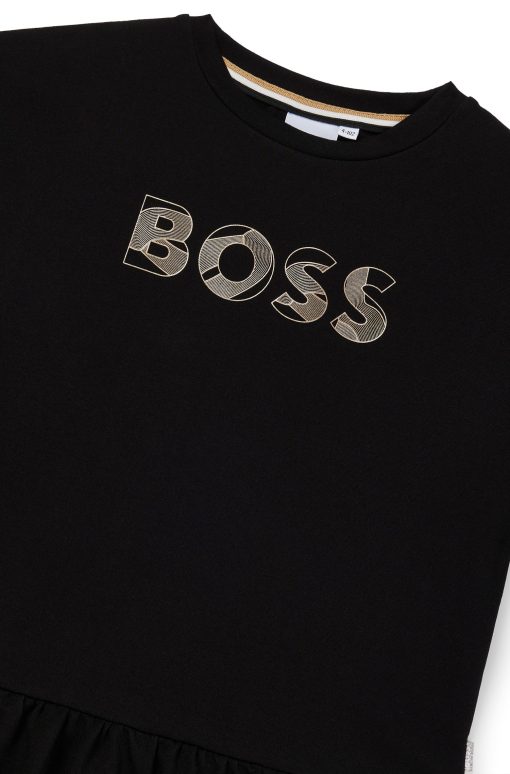 Hugo Boss-Kids' long-sleeved dress with logo artwork-boss near me - Image 2