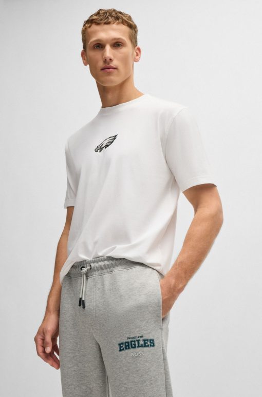 Hugo Boss Sweatshirts and Jogging Pants-BOSS x NFL signature-tape tracksuit bottoms with special branding-hugo boss near me - Image 2