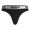 Hugo Boss Underwear, Pajamas, and Socks-Three-pack of animal-pattern lace briefs with logos-hugo boss store 3