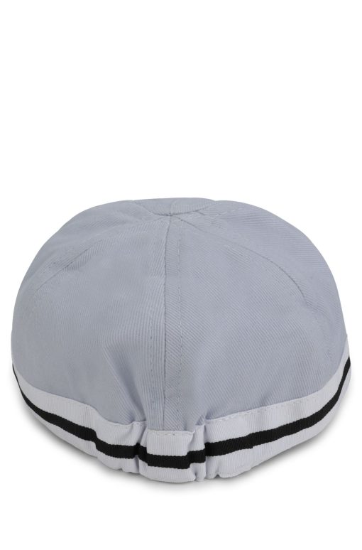 Hugo Boss-Baby cap in cotton with logo label-hugoboss - Image 2