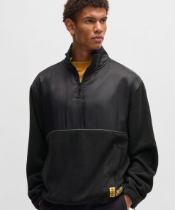 Hugo Boss Tracksuits-BOSS x NFL fleece sweatshirt with gold-tone trims-hugo boss store