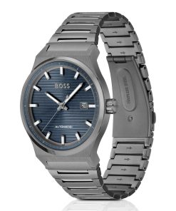 Hugo Boss Watches-Blue-dial watch with Japanese automatic movement-hugo boss outlet 2