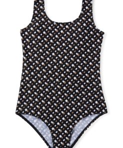 Hugo Boss-Kids’ low-back swimsuit with all-over monograms-hugo boss store