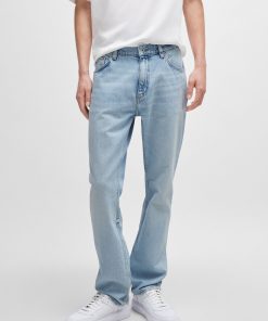 Hugo Boss Pants-Slim-fit jeans in blue stretch denim-hugo boss near me