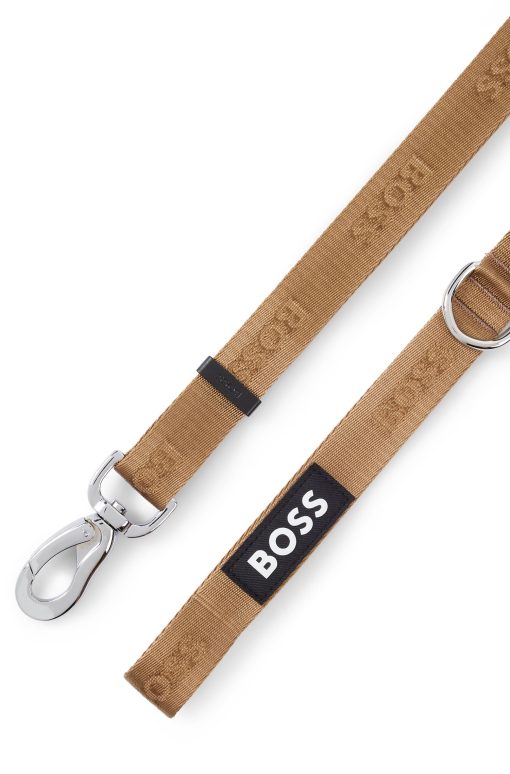 Hugo Boss Dog Accessories-Dog lead with jacquard logo detailing-hugoboss