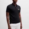 Hugo Boss Polo Shirts-Paddy polo shirt with drop-needle stitching-hugo boss store near me 4