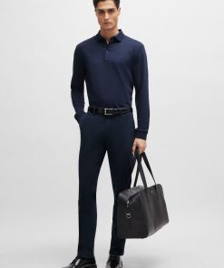 Hugo Boss Pants-Slim-fit chinos in a stretch-cotton blend-hugo boss near me 2