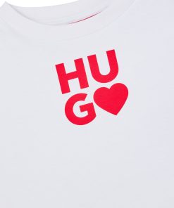 Hugo Boss-Kids’ T-shirt in with logo print-hugoboss 2