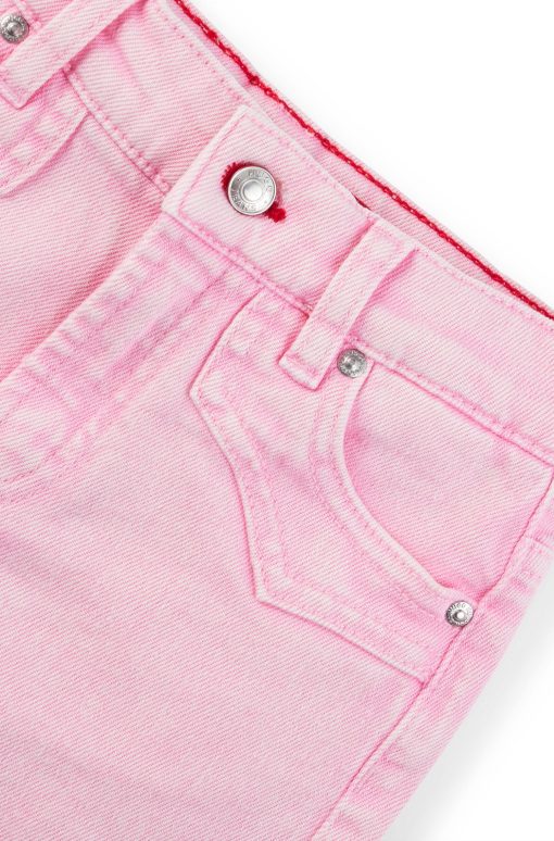 Hugo Boss-Kids' shorts in stretch denim with Western-inspired stitching-boss store near me - Image 2