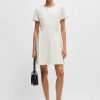 Hugo Boss Dresses-Bodycon midi dress in stretch fabric-boss store near me 3