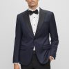 Hugo Boss Sport Coats-Slim-fit suit jacket in travel-friendly stretch softshell-hugo 3