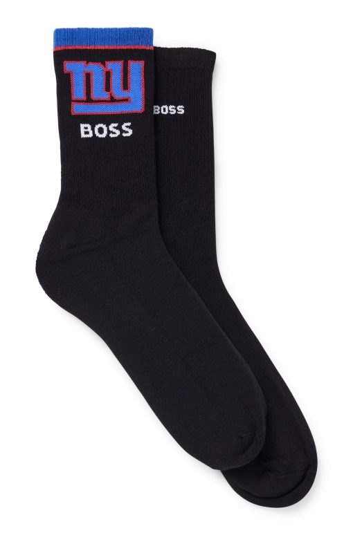 Hugo Boss Socks-BOSS x NFL two-pack of cotton short socks-hugo by hugo boss