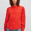 Hugo Boss Blouses-Straight-fit cotton-poplin shirt-hugo by hugo boss 4