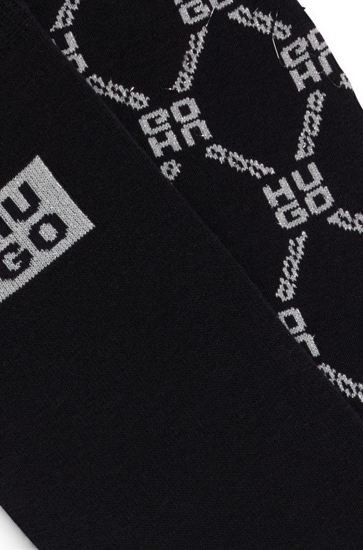 Hugo Boss Socks-Two-pack of regular-length socks with glittery logos-hugoboss - Image 2