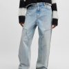 Hugo Boss Pants-Relaxed-fit jeans in rinse-washed blue denim-hugoboss 4