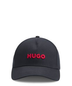 Hugo Boss-Cotton-twill cap with logo on front and visor-hugo 2