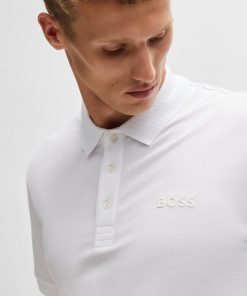 Hugo Boss Polo Shirts-Regular-fit polo shirt with logo detail-hugo by hugo boss 2