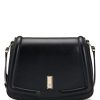 Hugo Boss Bags-Leather saddle bag with signature hardware and monogram-boss near me 3