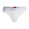 Hugo Boss Underwear, Pajamas, and Socks-Lace triangle bra with metal logo trim-boss store 3