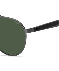 Hugo Boss Eyewear-Double-bridge sunglasses with green-shaded lenses-hugo by hugo boss 2