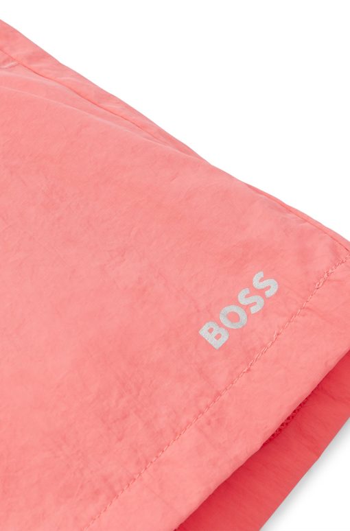 Hugo Boss-Kids' shorts with metallic-effect logo-boss store near me - Image 2