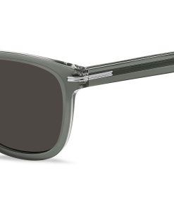 Hugo Boss Eyewear-Gray-acetate sunglasses with transparent effect-hugo boss near me 2