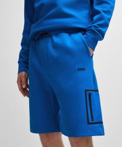 Hugo Boss Sweatshirts and Jogging Pants-Shorts with decorative reflective logo-boss hugo 2