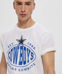 Hugo Boss T-Shirts-BOSS x NFL stretch-cotton T-shirt with collaborative branding-hugo by hugo boss 2