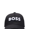 Hugo Boss-Kids’ cap with signature stripes and logo print-hugo boss outlet 4