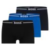 Hugo Boss Underwear-Short jersey pajama set with embroidered branding-hugo 4