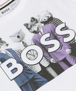 Hugo Boss-Kids’ long-sleeved T-shirt with new-season artwork-hugo boss near me 2