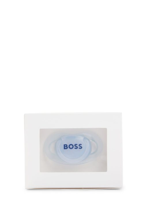 Hugo Boss-Gift-boxed logo dummy for babies-boss near me