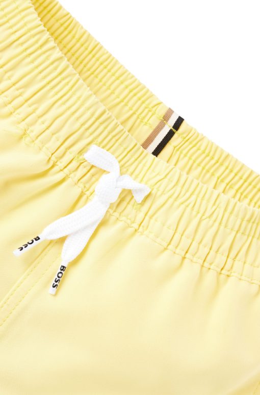 Hugo Boss-Kids' shorts in French terry with vertical logo print-hugo boss outlet - Image 2