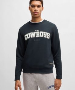 Hugo Boss Tracksuits-BOSS x NFL regular-fit sweatshirt with special branding-boss outlet