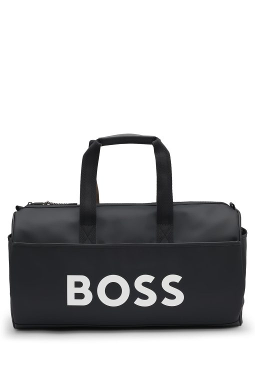 Hugo Boss Bags-BOSS x Matteo Berrettini  Faux-leather holdall with contrast logo-hugo boss near me