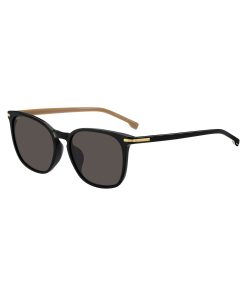 Hugo Boss Eyewear-Black-acetate sunglasses with gold-tone trims-hugo boss store near me