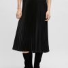 Hugo Boss Skirts-Midi-length skirt in printed plissé satin-hugo boss store near me 4