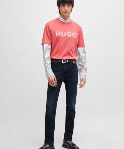 Hugo Boss Pants-Slim-fit jeans in blue-black stretch denim-hugoboss 2