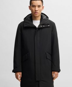 Hugo Boss Jackets and Coats-Water-repellent jacket with down filling-hugo by hugo boss