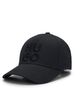 Hugo Boss-Cotton-twill cap with embroidered logo-boss hugo