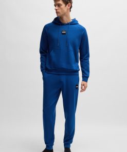 Hugo Boss Sweatshirts and Jogging Pants-Tracksuit bottoms with logo label-hugo boss outlet 2